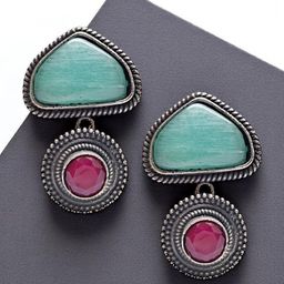 OOMPH Floral Drop Earrings-image-84