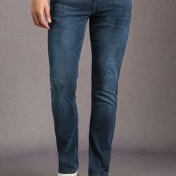 Louis Philippe Jeans Men Slim Fit Mid-Rise Light Fade Jeans-picture-21