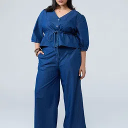 20Dresses V-Neck Top With Trousers Co-Ords-image-25