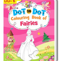 Dot To Dot Colouring Book of Fairies - English-26