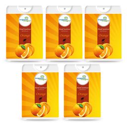 Organic Magic Pocket Hand Sanitizer Orange Pack of 5 - 18 ml Each-image-98