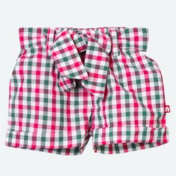 Nino Bambino Checkered Shorts With Attached Belt - Multi Colour-picture-20