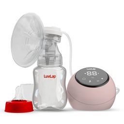 LuvLap Adore Electric Breast Pump with 2 Phase Pumping Rechargeable Battery - White-0