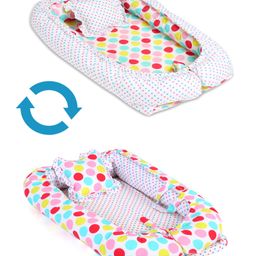 VParents Polkadots Print New born Baby nest  Bedding Set Reversible-image-71