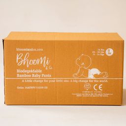 Bhoomi & Co Bio-Degradable Bamboo Baby Diapers Large - 76 Pieces-image-9
