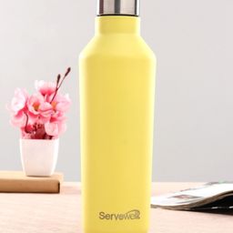 Servewell Alaska Single Wall Water Bottle Lemon Yellow - 820 ml-image-13