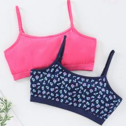 Honeyhap Premium Singlet Sleeves Bralette with   Anti-Microbial  Finish Pack of 2 - Multicolour-image-88