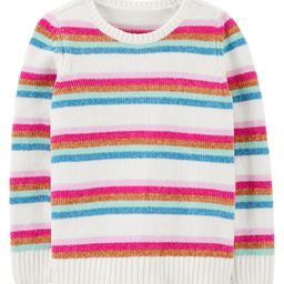 Carter's Striped Chenille Sweater - Multicolor-image-36
