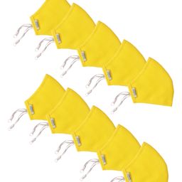 Advind Healthcare Smog Guard N95 Kids Mask Without Valve S Yellow - Pack of 10-18