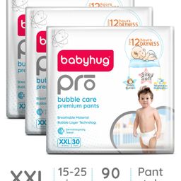 Babyhug Pro Bubble Care Premium Pant Style Diapers X Extra Large - 30 Pieces - (Pack of 3)-15