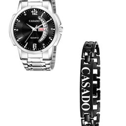CASADO Men Analogue Watch & Bracelet Gift Set-image-96