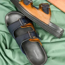 Woakers Men Leather Comfort Sandals-image-73