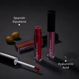 Pilgrim Matte Me Up Liquid Long-Lasting & Non-Drying Lipstick - 3 ml - Red Revenge -16 image 2