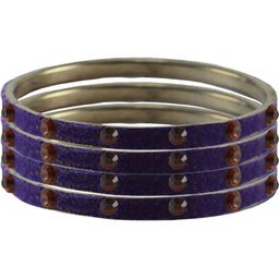 Vidhya Kangan Purple Brass Bangles-image-13