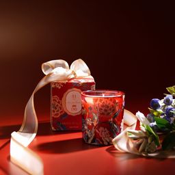 Pure Home and Living Red & White 1 pieces Jar Candle-15