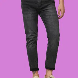 COMFITS Men Classic Low Distress Light Fade Stretchable Jeans-picture-45