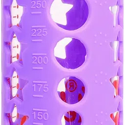 High Borosilicate Glass Feeding Bottle for Babies -Purple-240ml - 240 ml-image-29