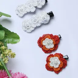 FUNKRAFTS Girls Set of 4 Embellished Alligator Hair Clip-image-73