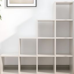 HEXA RED White Moisture & Termite Resistant Free Standing Book Shelf image 2