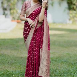 VASALI Woven Design Zari Kanjeevaram Saree-27