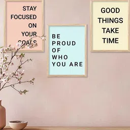 Motivational Wall Art With Frame Home Decor Wall Painting For Living Room Office Bedroom-image-65