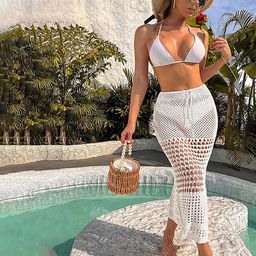 JC Mode Women Crochet Pencil Midi Skirt-picture-24