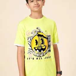 Coolsters by Pantaloons Boys Typography Printed Round Neck Cotton T-shirt-image-48