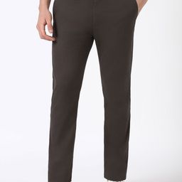 Peter England Casuals Men Slim Fit Trousers-picture-31