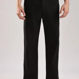 Calvin Klein Jeans Men Relaxed Fit Mid-Rise Flat-Front Cotton Trouser-picture-33