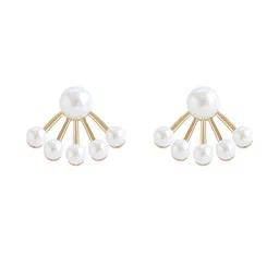 Celestique Korean Pearls Studded Contemporary Studs-picture-45
