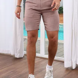 Campus Sutra Men Linen Shorts-picture-41