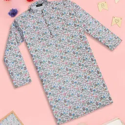 Sanwara Boys Printed Cotton Kurta-picture-37