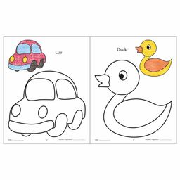 Sawan 0 Level Colouring Books Pack of 8 - English image 3