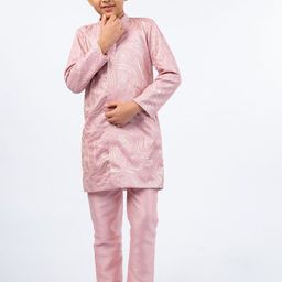 Jilmil Boys Ethnic Motifs Embroidered Regular Kurta with Pyjamas-40