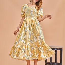 PTVIZE Crepe Fit & Flare Dress-picture-33