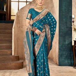 DIVASTRI Silk Blend Kanjeevaram Saree-12