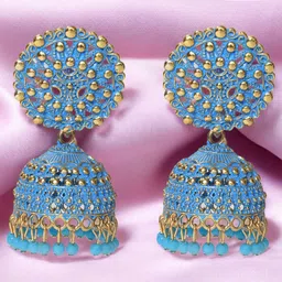 Nilu's Collection Contemporary Jhumkas Earrings-image-66