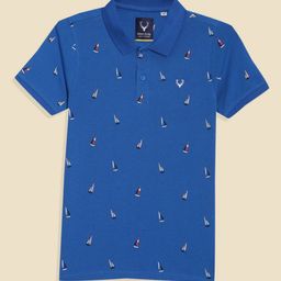 Allen Solly Junior Boys Printed Polo Collar T-shirt-picture-23