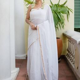KALINI women cotton plain Zari Saree-picture-25