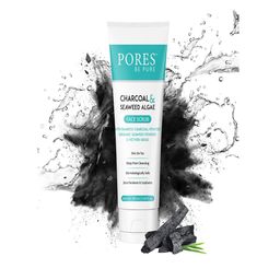 PORES Be Pure Set Of 2 Charcoal & Seaweed Algae Scrub - 100ml Each image 3