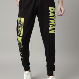 Free Authority Men Batman Printed Mid Rise Joggers-picture-48