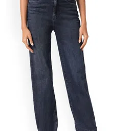 Kraus Jeans Women Straight Fit High-Rise Light Fade Stretchable Jeans-picture-32