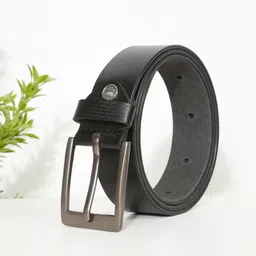 Kosher Men Textured Leather Belt-image-5