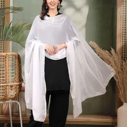 Clora Creation Gotta Patti Chiffon Dupatta-26