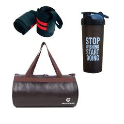 GROUPERS Printed Medium Foldable Sports or Gym Duffel Bag-image-99