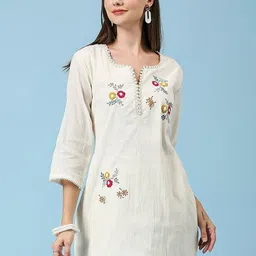 Hitarth Fashion Floral Embroidered Cotton Top-picture-17