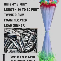 barsha fishing nets 15mm fishing net lead sinker Fishing Net image 2
