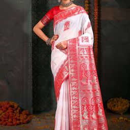 Astita Woven Design Zari Saree-image-27
