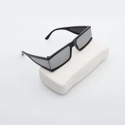 PELLE LUXUR Unisex Rectangle Sunglasses with UV Protected Lens PL25GS54-32