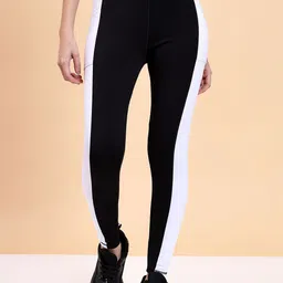 KRONMENINEN Colorblocked Slim-Fit Ankle-Length Tights-picture-45
